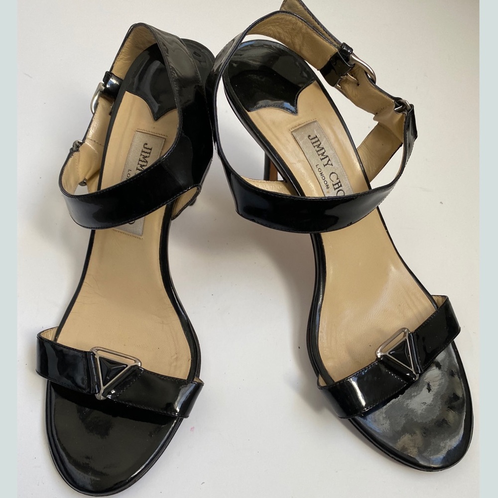 Jimmy Choo Black Patent Heels
